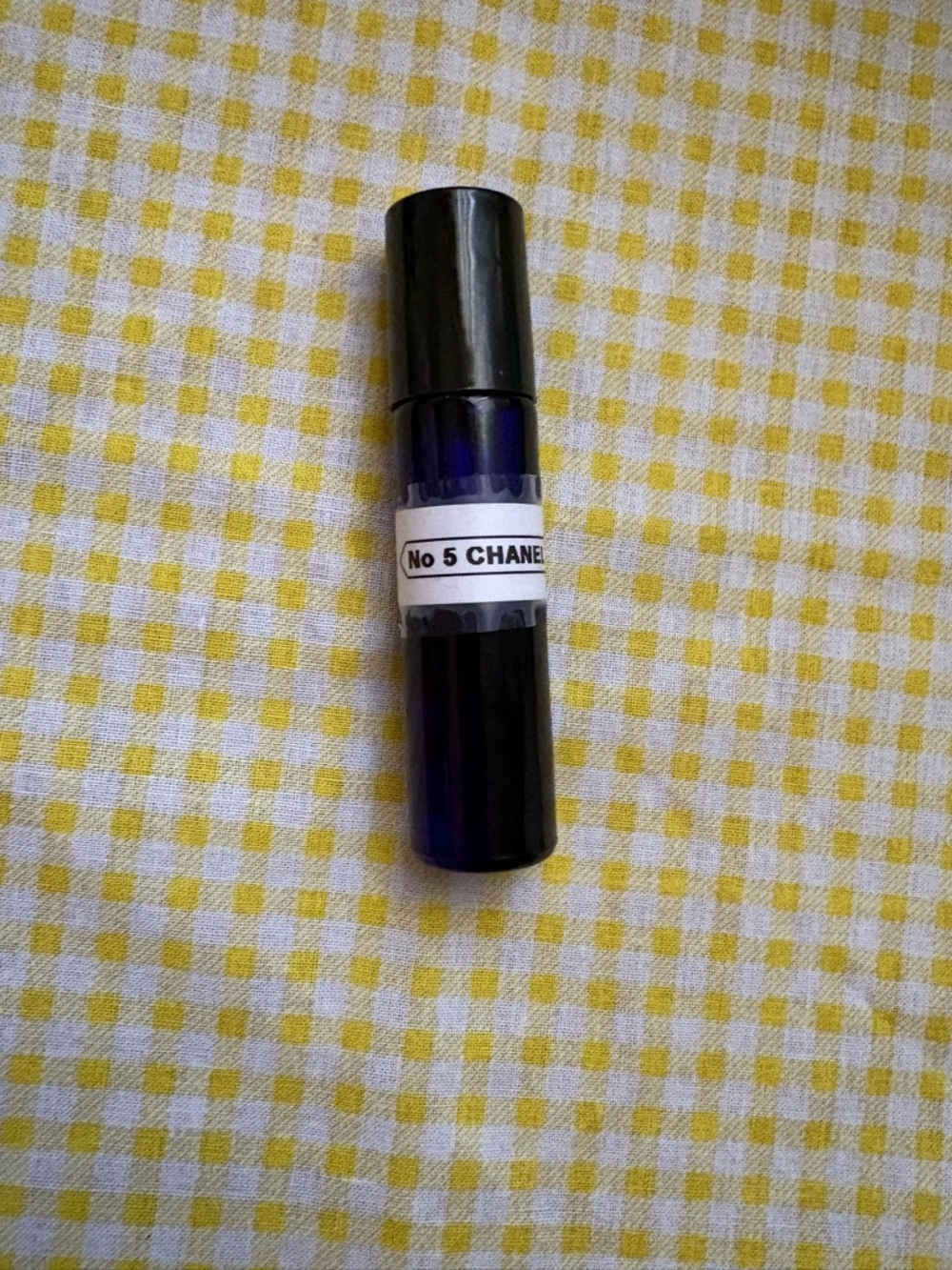 CHANEL # 5 Chanel               rollerball oil  in deep blue bottle